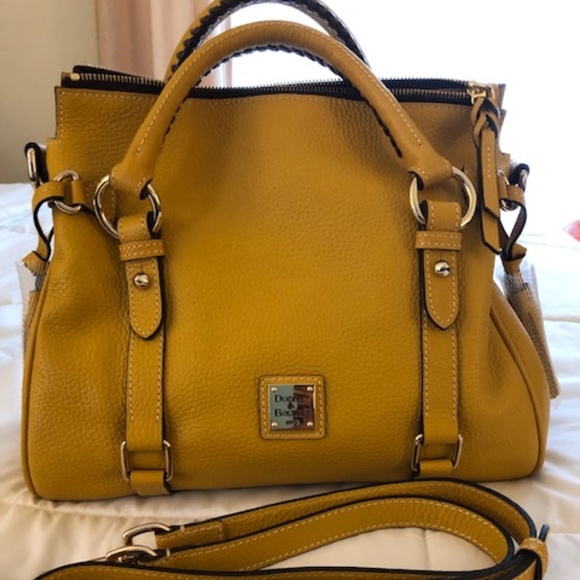 (SOLD) Dooney & Bourke All Weather Leather Satchel - Picture 1 of 6